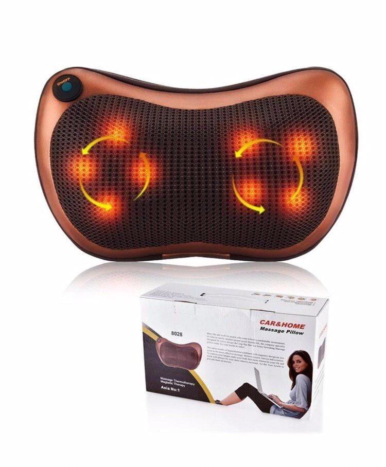 Масажна подушка з підігрівом Massage pillow GHM 8028 від компанії da1 - фото 1