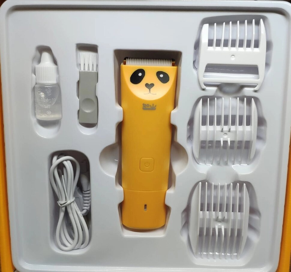 Машинка для стриження дітей Mijia lusn Mute Baby Electric Hair Clipper Trimmer жовта від компанії da1 - фото 1