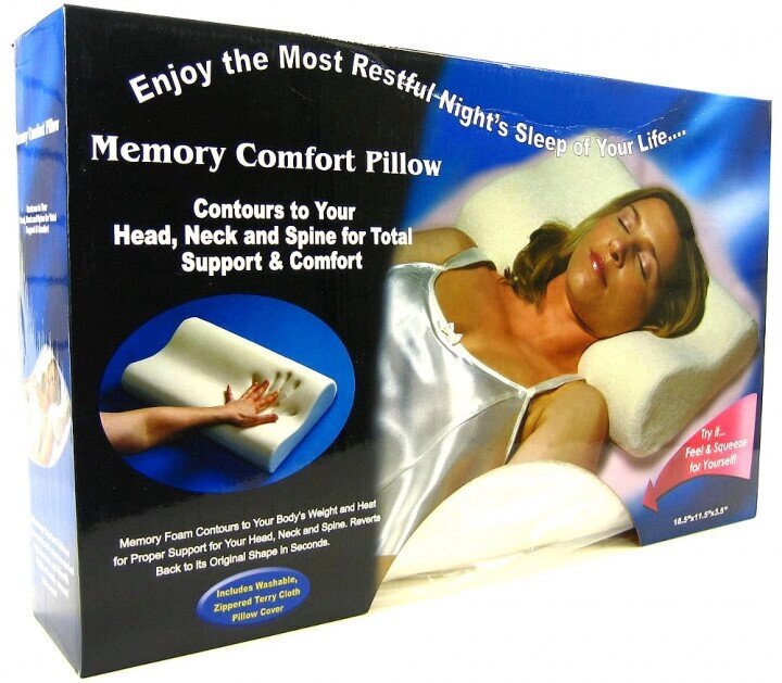 Memory Latex pillow подушка з пам'яттю від компанії da1 - фото 1