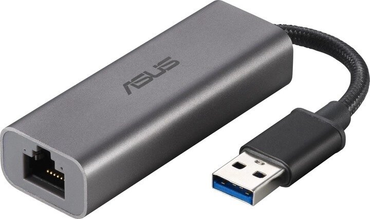 Мережева карта зовнішня — адаптер USB — RJ-45 ASUS USB-C2500 від компанії da1 - фото 1