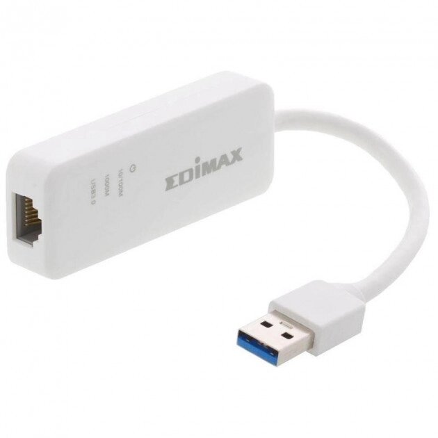 Мережевий адаптер USB 3.0 — LAN RJ-45 Edimax EU-4306 від компанії da1 - фото 1