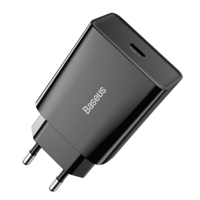 Мережевий адаптер живлення — зарядний пристрій Baseus Speed Mini 20 W 1 USB-C від компанії da1 - фото 1