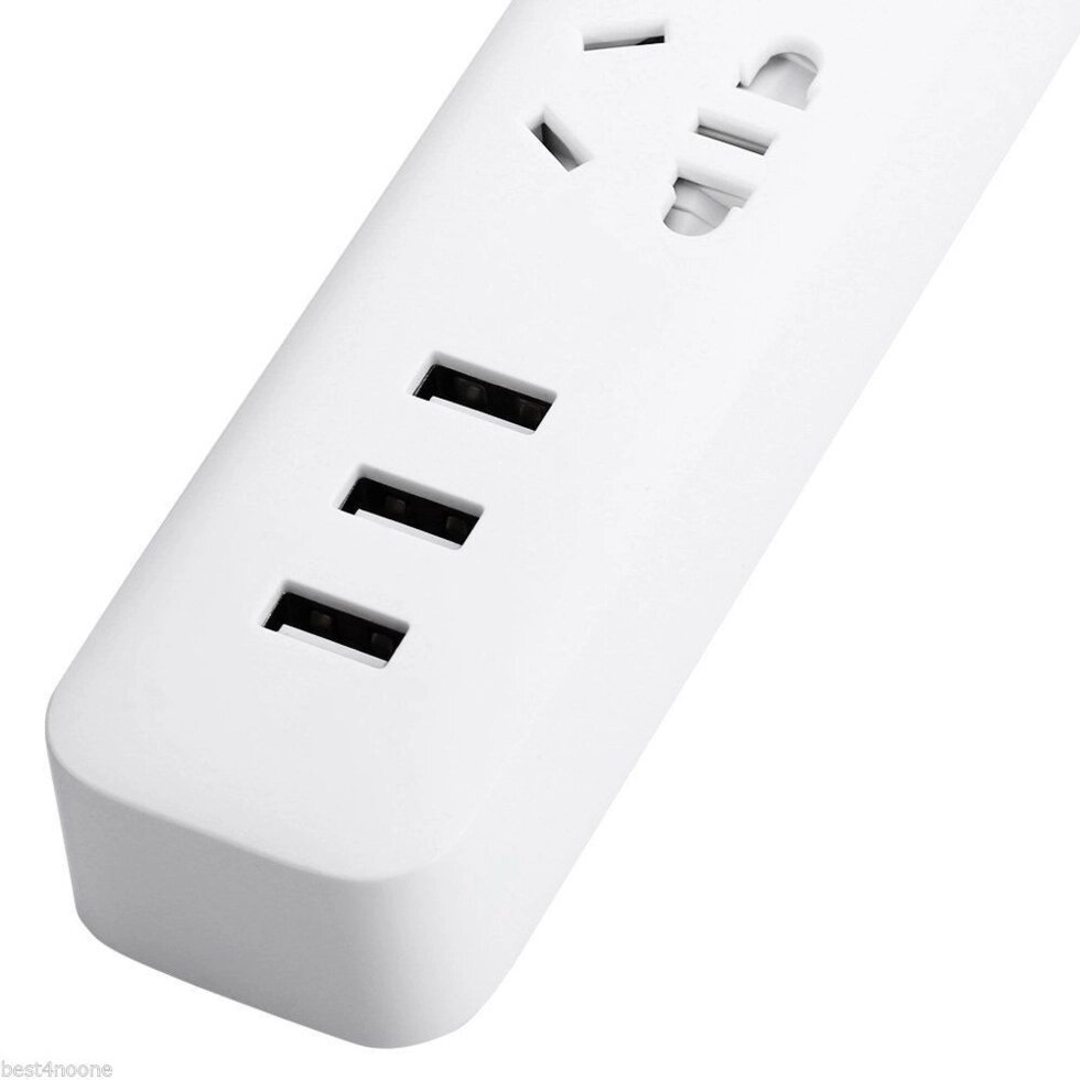 Мережевий фільтр Xiaomi Mi Power Strip White (3 розетки + 3 USB) (6934177700866) від компанії da1 - фото 1