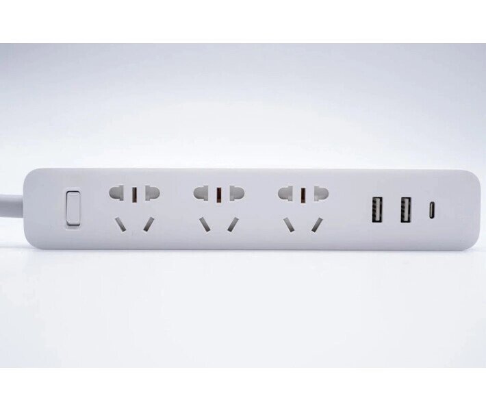 Мережевий подовжувач Mi Power Strip 20W Fast Charge (3 sockets +2 USB + 1 TypeC) від компанії da1 - фото 1