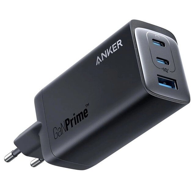 Мережевий зарядний пристрій Anker 737 GaNPrime 120W A2148 — 3 порти блок від компанії da1 - фото 1