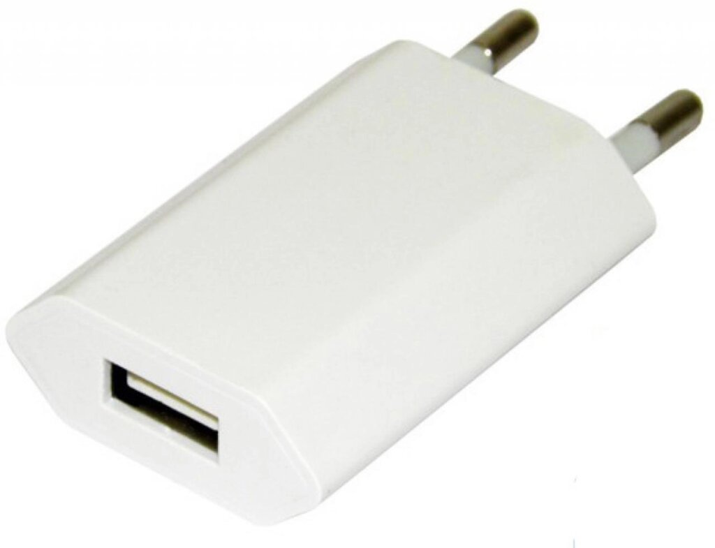 Мережевий зарядний пристрій USB Charger 1A Original EU Adaptor від компанії da1 - фото 1