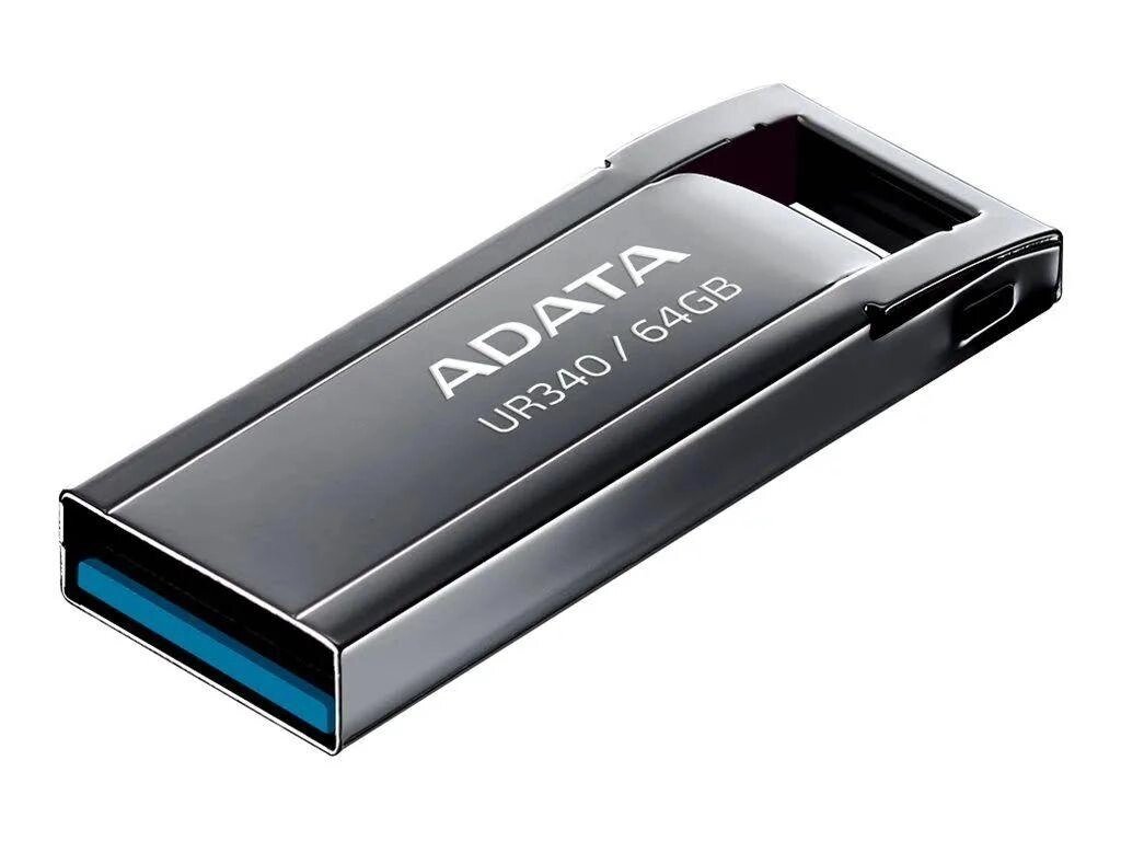 Металевий флешнакопичувач A-DATA UR340 64 Gb USB 3.2 від компанії da1 - фото 1