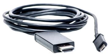 MHL-перехідник адаптер PowerPlant microUSB — Hdmi на 1.8 метра від компанії da1 - фото 1