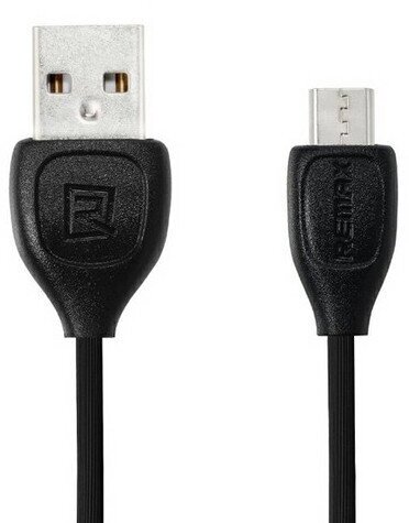 MicroUSB кабель Remax Lesu RC-050m чорний від компанії da1 - фото 1