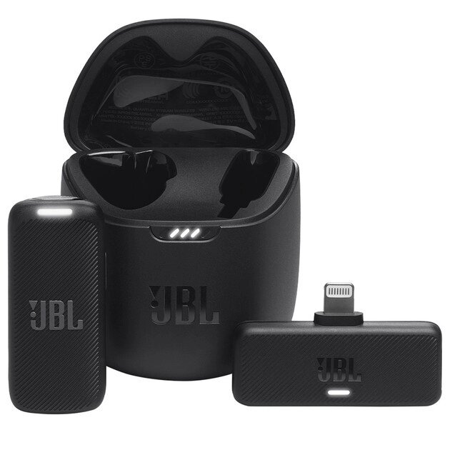 Микрофон-петличка JBL Quantum Stream Wireless Lightning (JBLSTRMWLLGHTBLK) від компанії da1 - фото 1