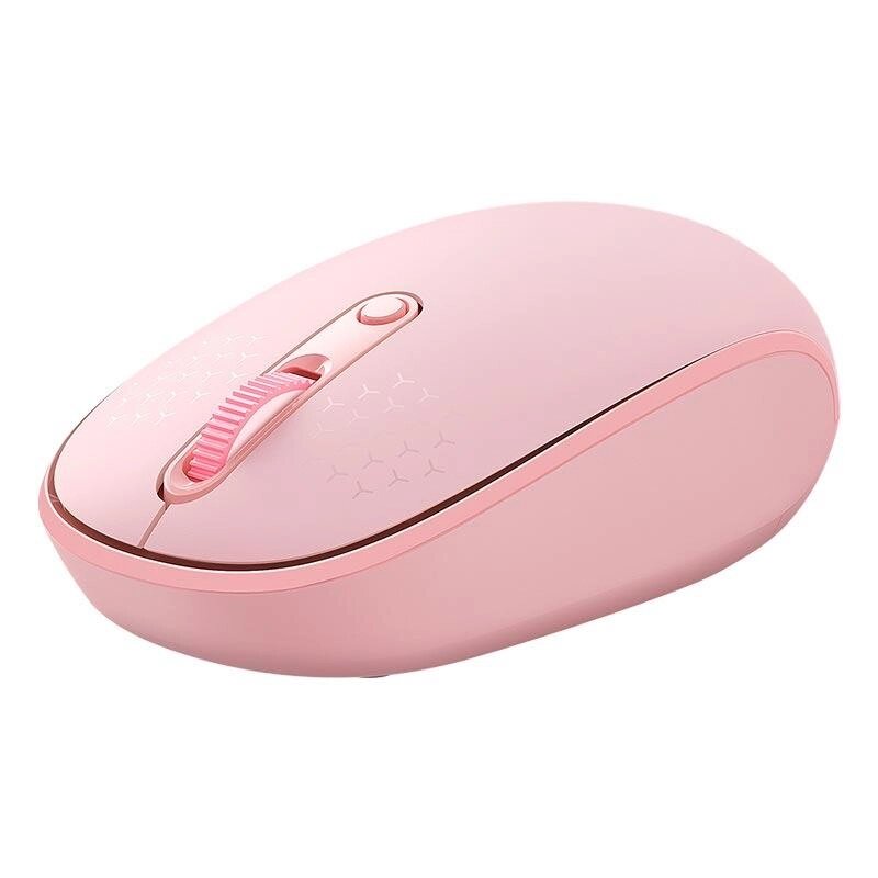 Миша Baseus F01B Tri-Mode Wireless Mouse рожева від компанії da1 - фото 1