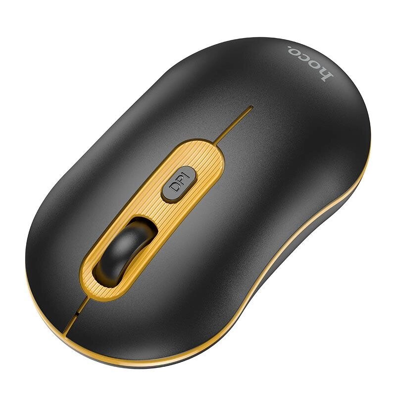 Миша бездротова HOCO GM21 Platinum 2.4G business wireless mouse чорна від компанії da1 - фото 1