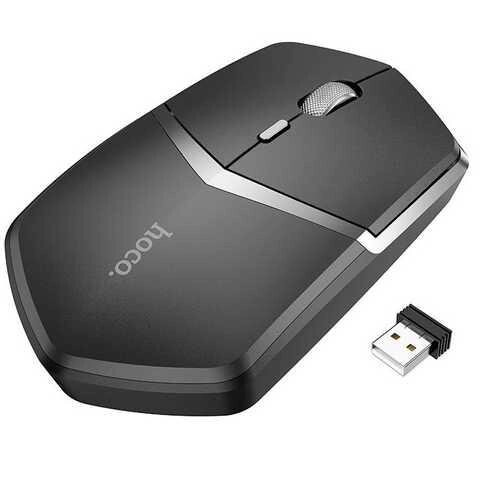 Миша HOCO Cool 2.4G wireless mouse DI33 1600dpi бездротова чорна від компанії da1 - фото 1