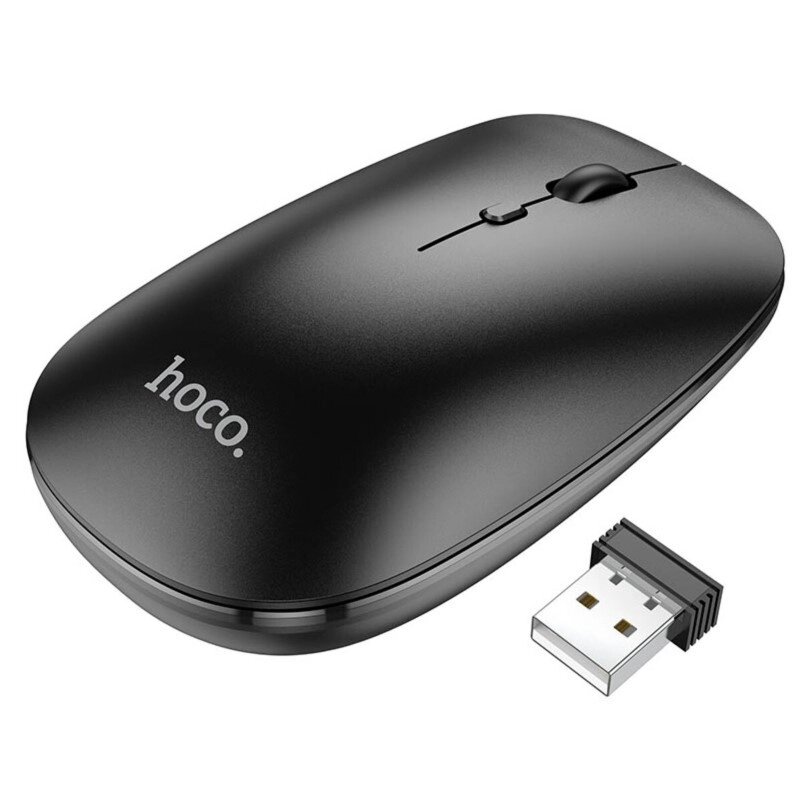 Миша Hoco GM15 Art dual-mode business wireless mouse чорна від компанії da1 - фото 1