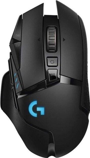 Миша Logitech G502 Lightspeed (910-005567) перезарядна чорна від компанії da1 - фото 1