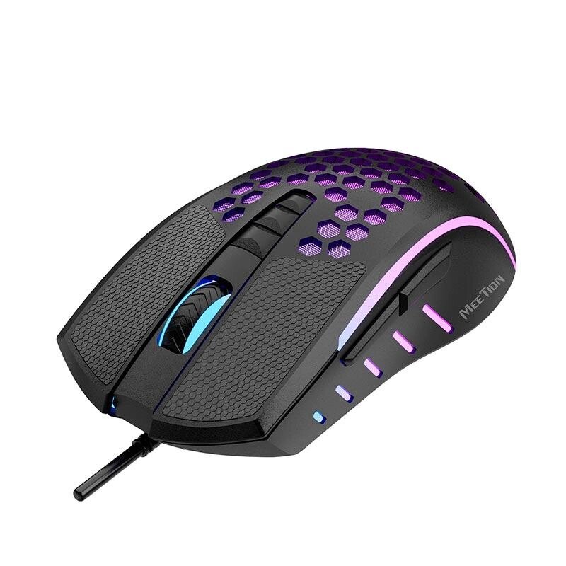 Миша MEETION RGB Backlight Gaming Mouse RGB GM015  800-6400dpi від компанії da1 - фото 1