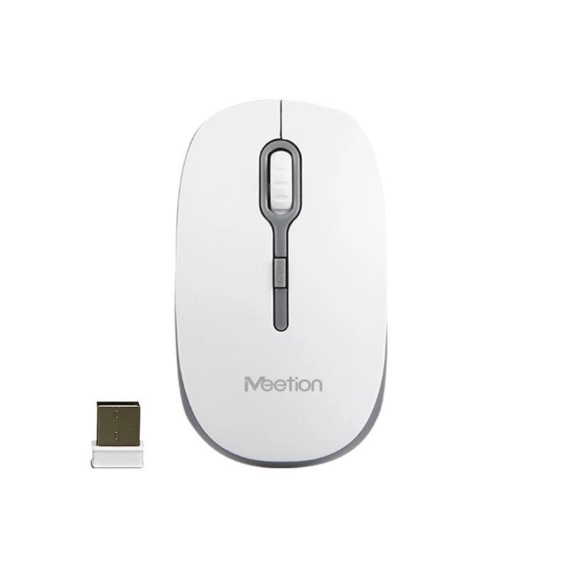 Миша MeeTion Wireless Mouse 2.4G MT-R547 біла бездротова від компанії da1 - фото 1