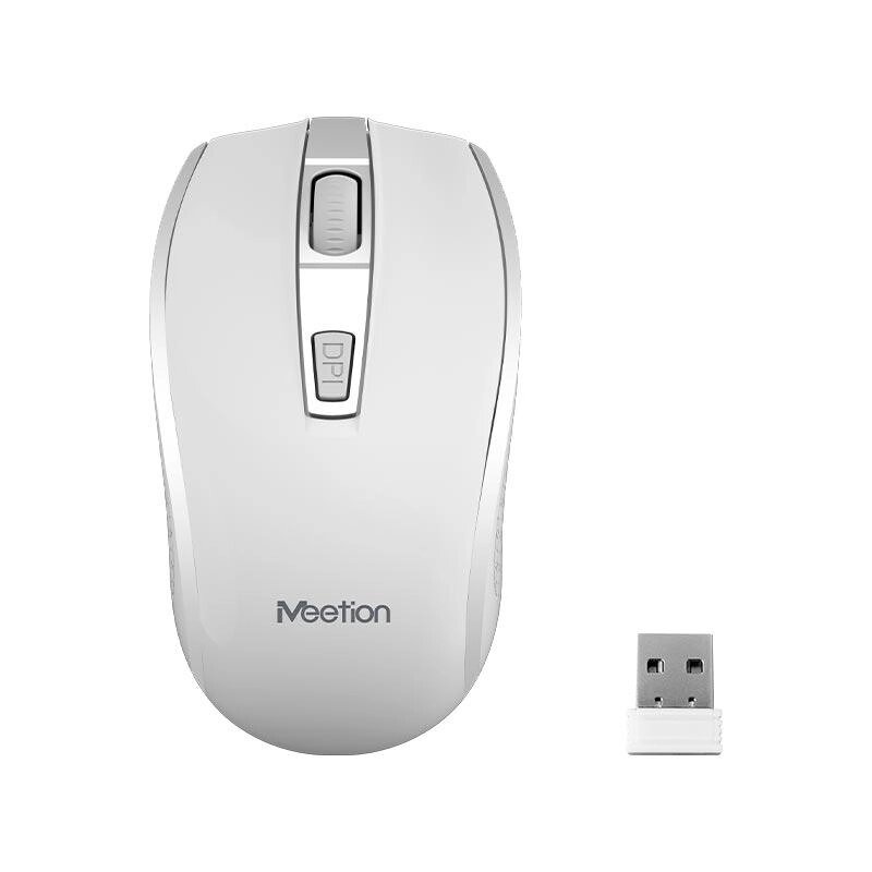 Миша MeeTion Wireless Mouse 2.4G MT-R560 біла від компанії da1 - фото 1