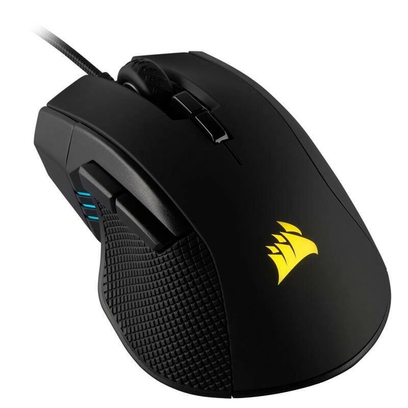 Миша з ілюмінацією Corsair Ironclaw RGB чорна (CH-9307011-EU) від компанії da1 - фото 1