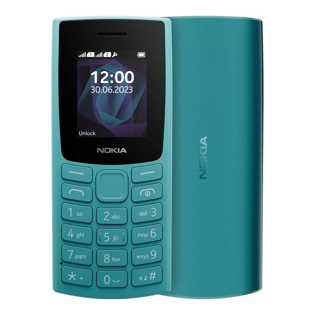 Мобільний телефон Nokia 105 DS 2023 морська хвиля (1GF019CPG6C01) від компанії da1 - фото 1