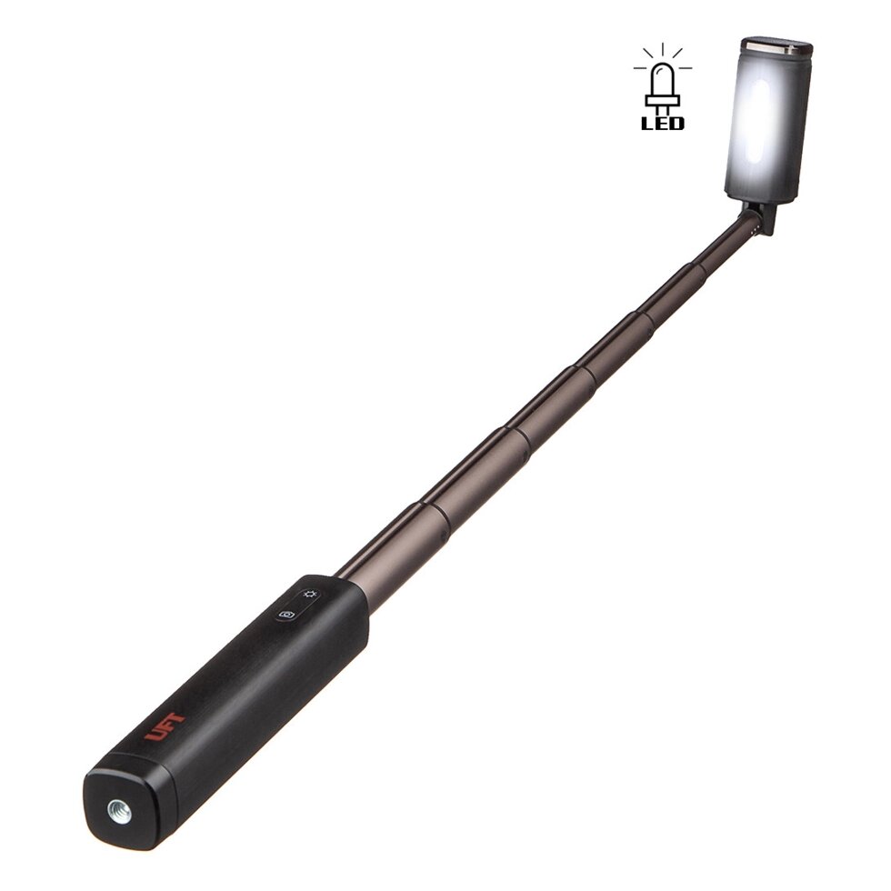 Монопод зі спалахом і Bluetooth SS23 TOKYO Selfie Stick Black від компанії da1 - фото 1