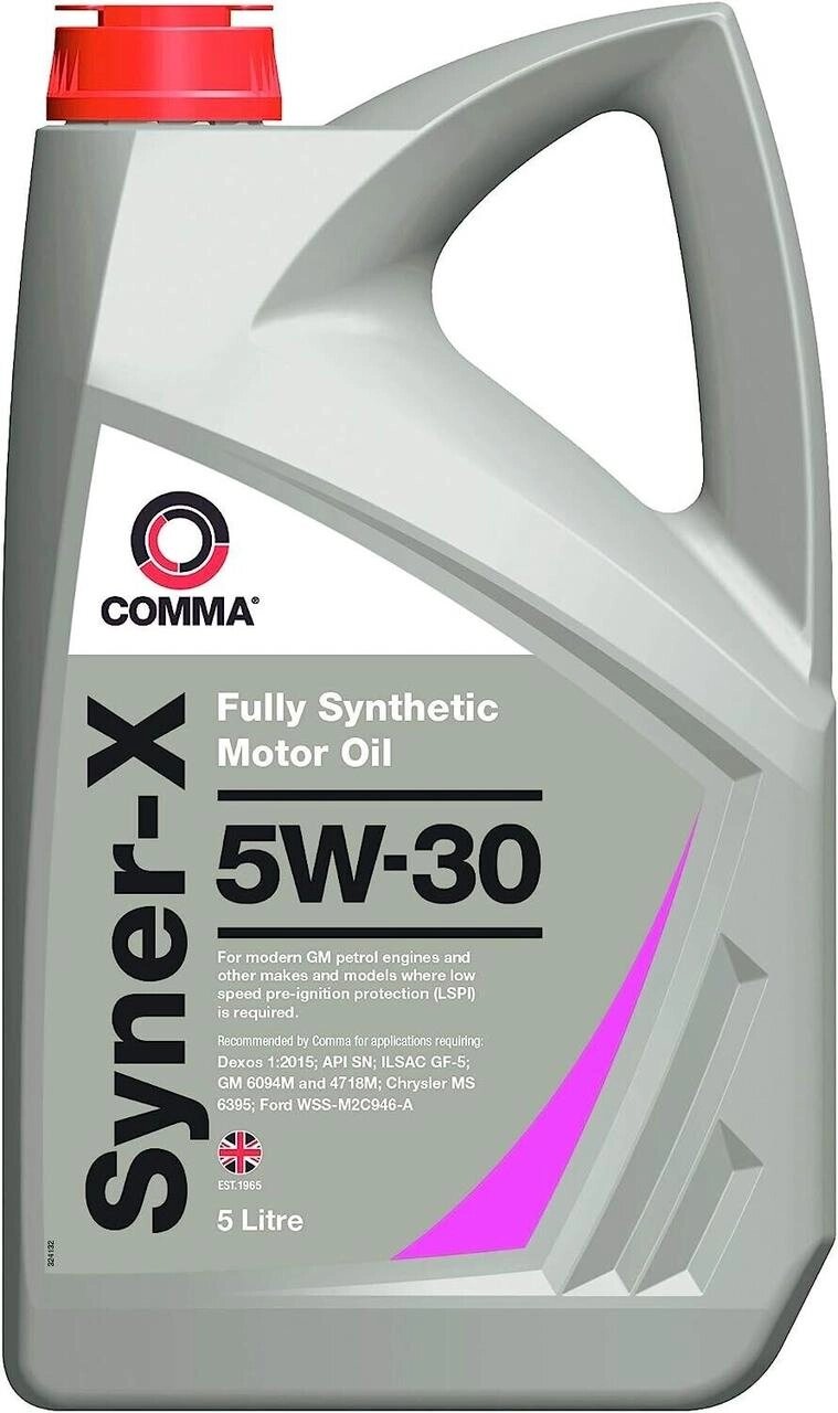 Моторна олива Comma SYNER-X 5W-30 5 литров (SYX5L) від компанії da1 - фото 1