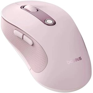 Миша бездротова Baseus F02 Ergonomic Wireless Mouse рожева