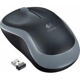 Миша Logitech M185 Wireless optical Usb Grey