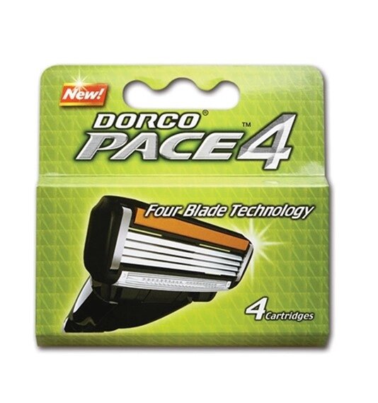 Набір касет Dorco Pace 4 4 шт./пач. від компанії da1 - фото 1