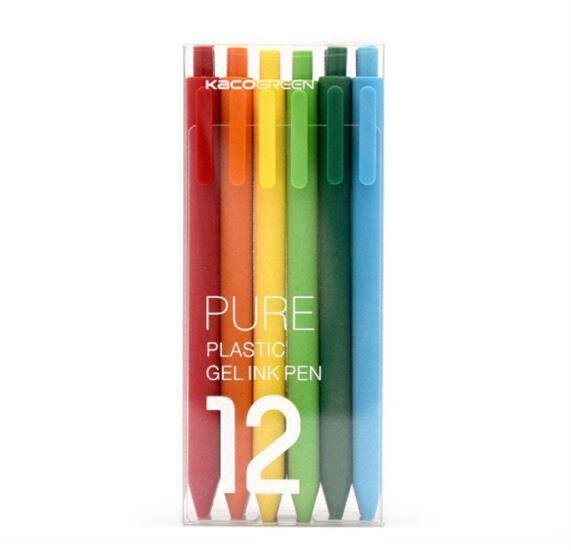 Набір ручок KACO Pure Plastic Gelic Pen (12 шт.) K1015 від компанії da1 - фото 1