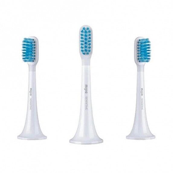 Набір змінних щіток-насадок Xiaomi Mi Sound Wave (Gum Care) Toothbrush Heads 3 in1 Kit (NUN4090GL) від компанії da1 - фото 1