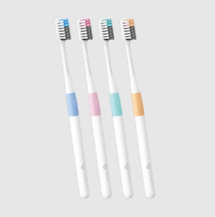 Набір зубних щіток DR. BEI BASS Toothbrush 4pcs NUN4006RT від компанії da1 - фото 1