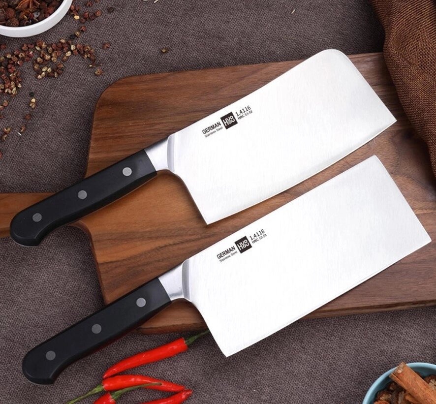 Набор ножей Xiaomi Huo Hou Fire Molybdenum Vanadium Steel Kitchen Knife 2 in 1 від компанії da1 - фото 1