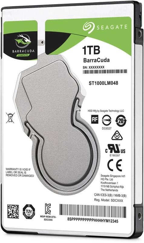 Накопичувач HDD для ноутбука 2.5" 1 TB Seagate BarraCuda ST1000LM048 від компанії da1 - фото 1