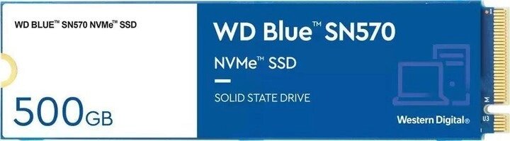 Накопичувач SSD WD Blue SN580 1 TB M. 2 PCIe 4.0 NVMe WDS100T3B0E від компанії da1 - фото 1