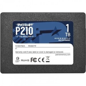 Накопитель SSD 1tb patriot P210 2.5" SATA3