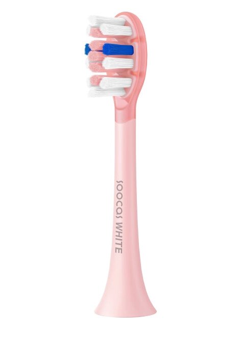 Насадка для зубної щітки Soocas toothbrush head for D2 / D3 рожева від компанії da1 - фото 1