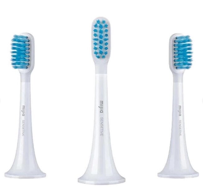 Насадки для зубної щітки Xiaomi MiJia Sonic Toothbrush Head T300 / T500 Sensitive Type (3pack) від компанії da1 - фото 1