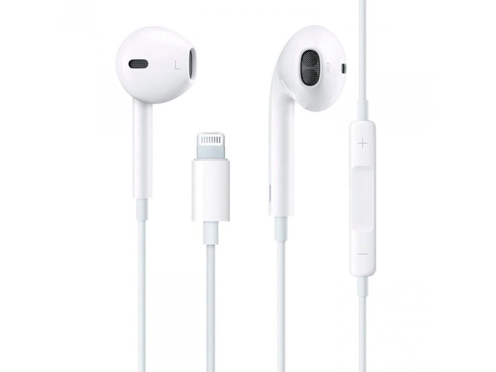 Наушники Apple EarPods with Remote and Mic для iPhone 7 8 X 11 MMTN2ZM/A a1748 від компанії da1 - фото 1