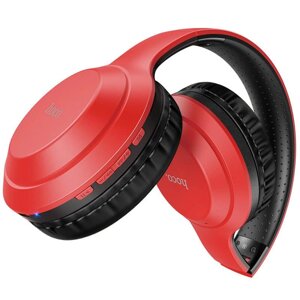 Навушники Bluetooth HOCO Fun move BT headphones W30 червоні