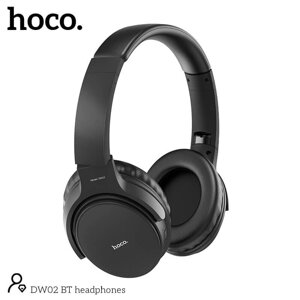 Навушники Bluetooth HOCO headphones DW02, що складаються чорні