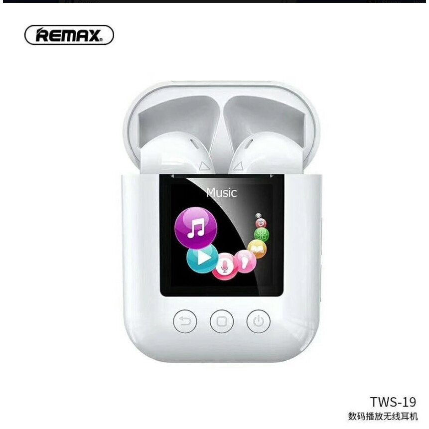 Наушники Bluetooth REMAX Digital Player TWS-19 BT5.0 IPX4 від компанії da1 - фото 1