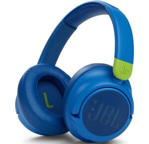 Навушники для дітей бездротові JBL JR460NC (JBLJR460NCBLU) повнорозмірні сині