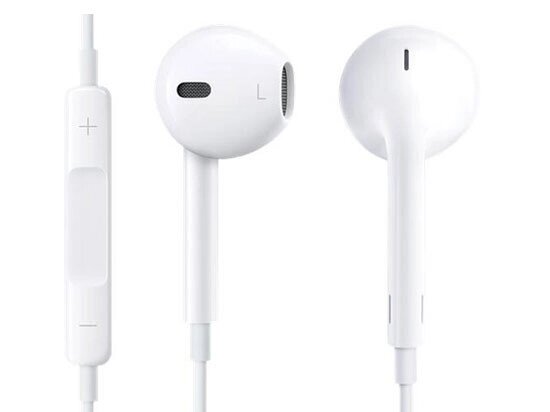 Наушники-гарнитура Apple Earpods Remote Mic for iPhone 5/5S White MD827 від компанії da1 - фото 1