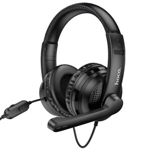 Навушники гарнітура повнорозмірні HOCO gaming Magic tour gaming headphones W103 чорні