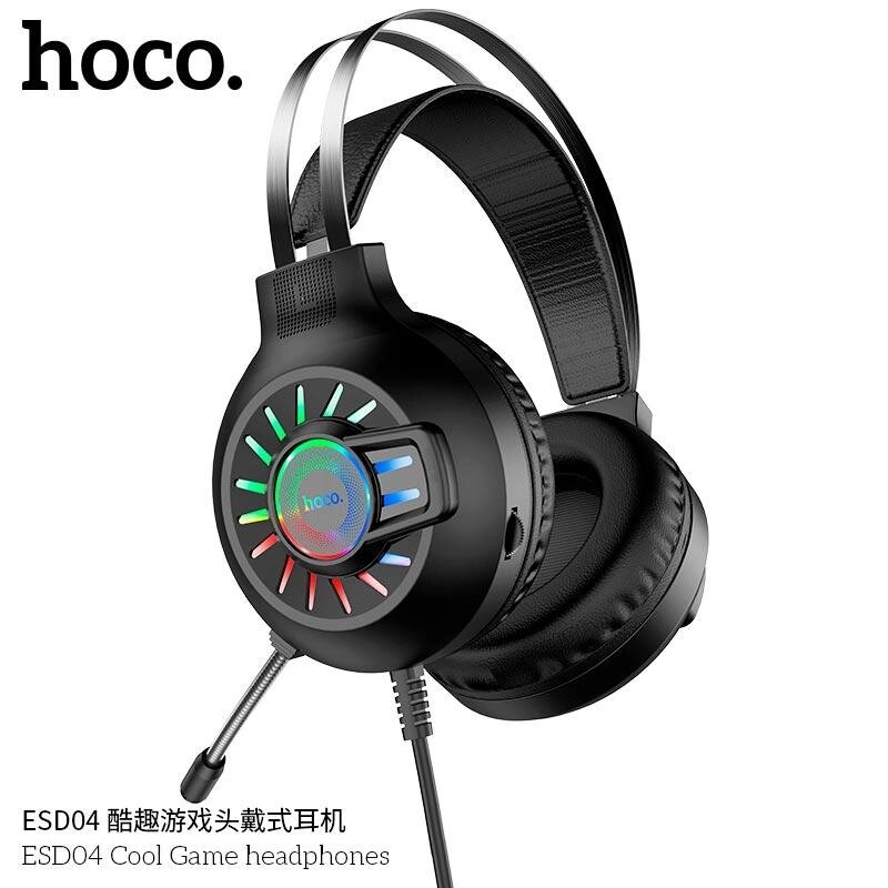 Наушники HOCO Cool Game LED ESD04 Hi-Res від компанії da1 - фото 1