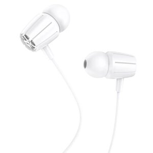 Навушники HOCO Graceful universal earphones with mic M88 вакуумна гарнітура біла