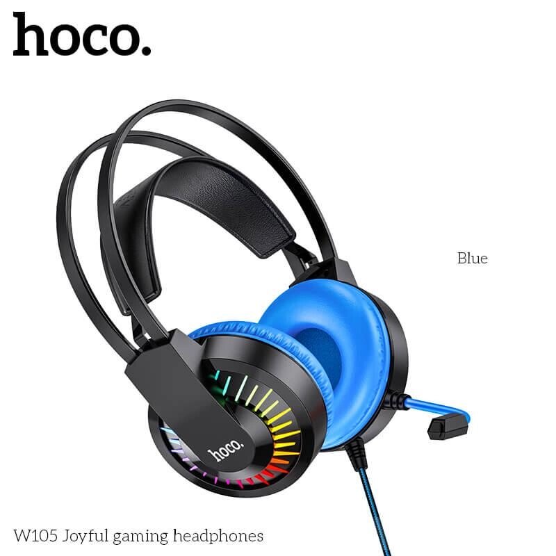 Наушники HOCO LED Joyful Gaming Headphones W105 |HD Mic| від компанії da1 - фото 1