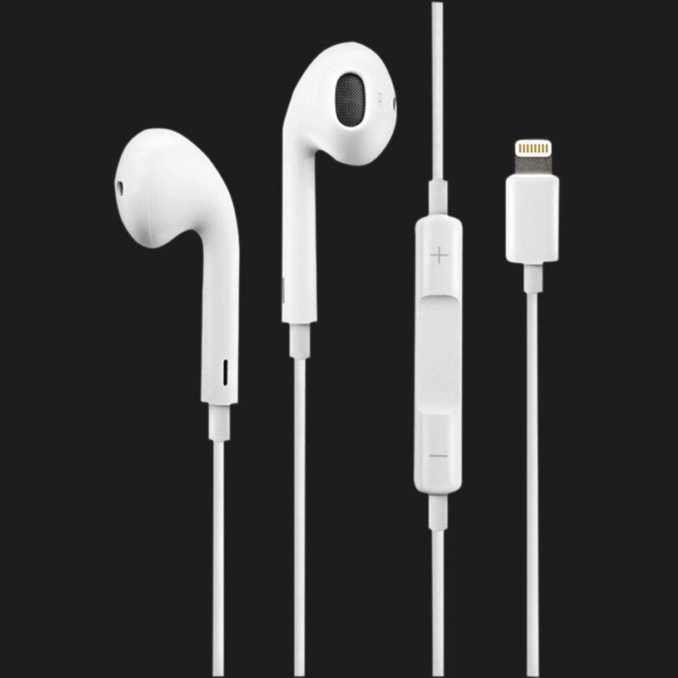 Навушники Apple EarPods with Lightning Connector MMTN2 Оригінал від компанії da1 - фото 1