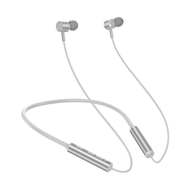 Навушники бездротові спорт — з дугою HOCO ES69 Platinum neck-mounted BT earphones сірі від компанії da1 - фото 1